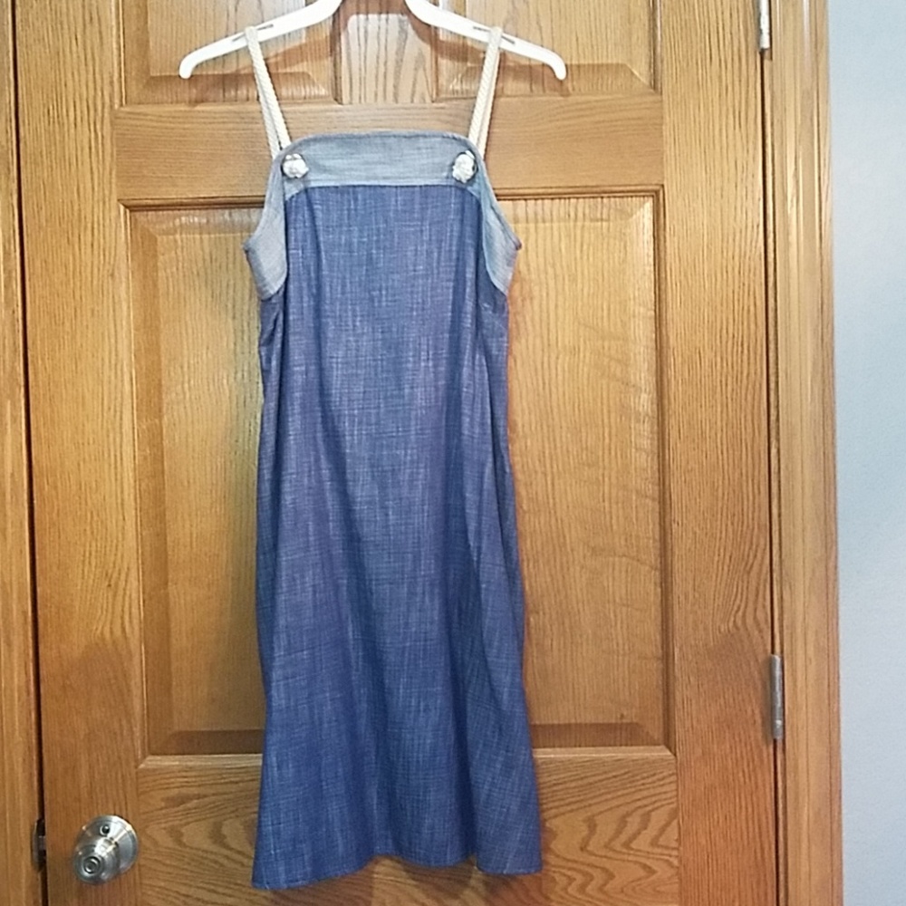 Anthropologie amadi denim dress, sz XS